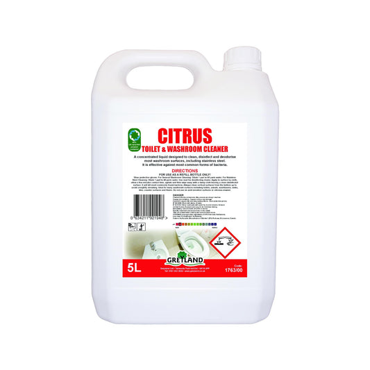 Greyland Citrus Toilet & Washroom Cleaner – 1L & 5L