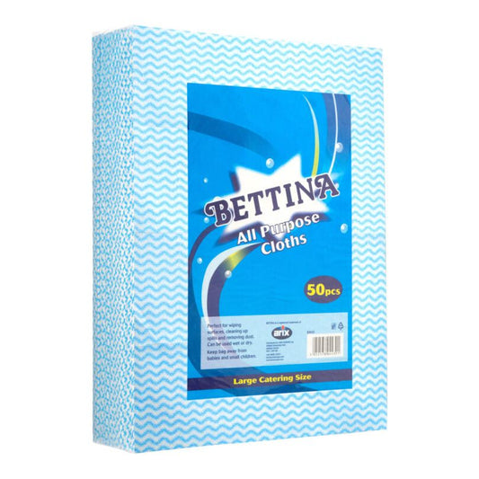 Bettina 50pc Catering All Purpose Cloths – 35x45cm – Durable & Absorbent