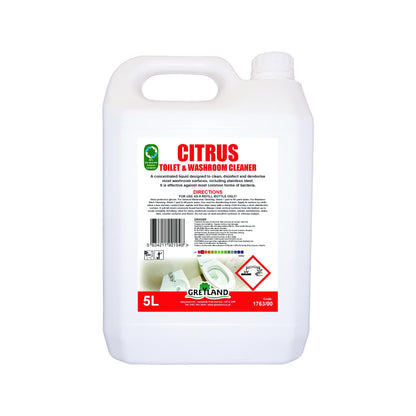 Greyland Citrus Toilet & Washroom Cleaner – 1L & 5L