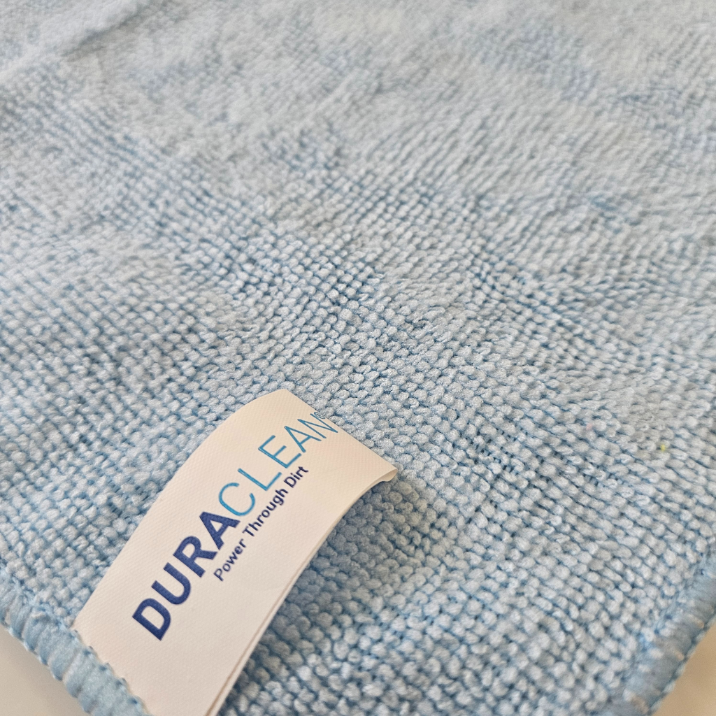 DuraClean® Blue Microfibre Cloths – 10 Pack (38x40cm)