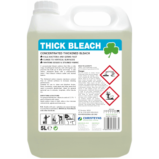Thick Bleach by Clover Christeyns 5l – Concentrated Bleach Cleaner & Deodoriser