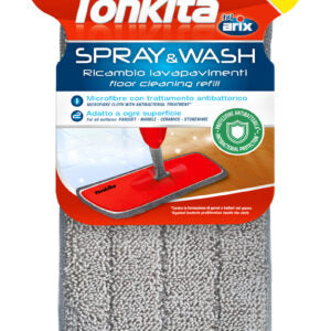 Tonkita Spray Mop Refill Head – Antibacterial Microfibre – Universal Fit